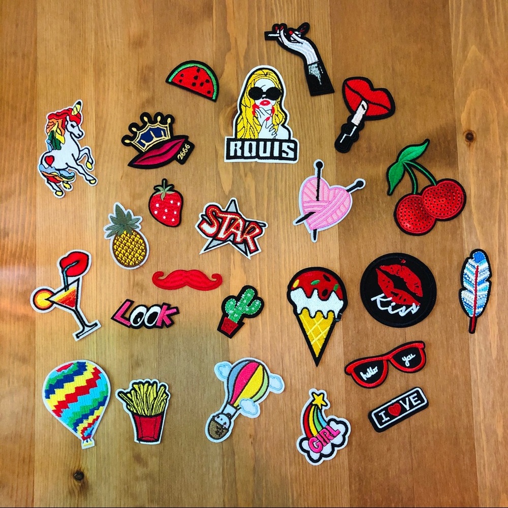Assorted Iron-On Patches